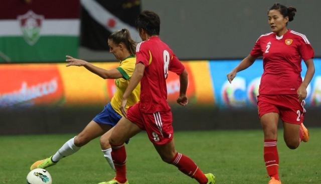 Na última vez que enfrentou a China, Seleção Brasileira goleou por 4 a 1 e ficou com a taça do torneio de Brasília
