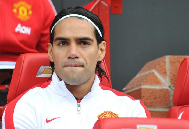 Emprestado do Monaco para o United com status de estrela, Falcao não rendeu o esperado e deve retornar à Ligue 1 (Foto: AFP/Paul Ellis)