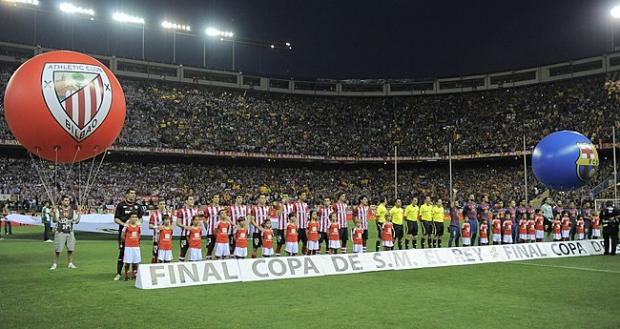 Em 2012, decisão da Copa do Rei foi jogada no Calderón e deu Barcelona: 3 a 0 sobre o Bilbao