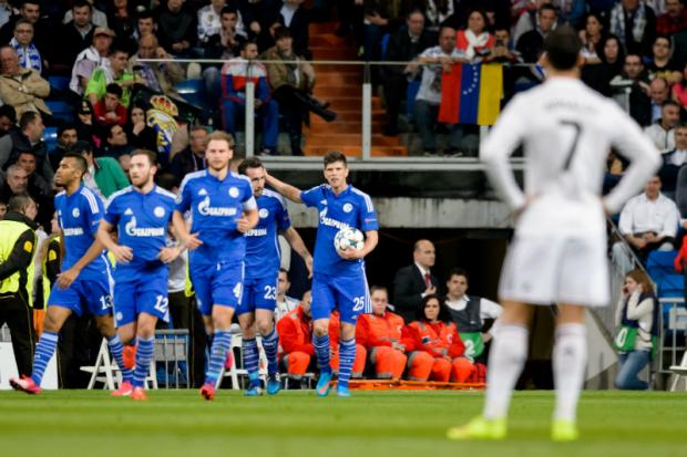 Marca de Cristiano Ronaldo é ofiscada pela surpreendente atuação do Schalke 04 no Santiago Bernabéu (Foto: Dani Pozo)