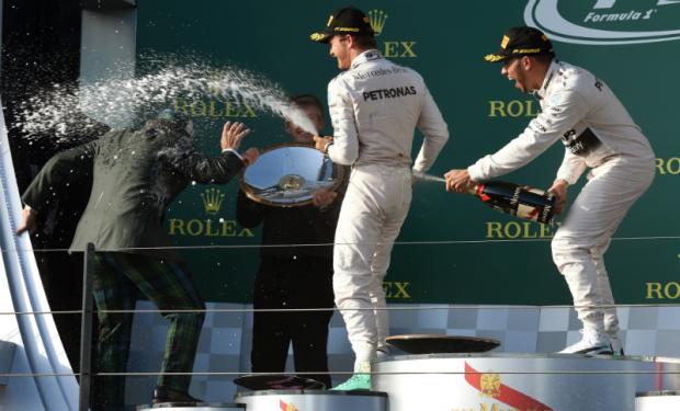 Com Hamilton e Rosberg, Mercedes dominou corrida de estreia da temporada Fórmula 1