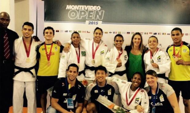 Seleção Brasileira de judô conquistou 13 pódios em Montevidéu e terminou competição em segundo lugar