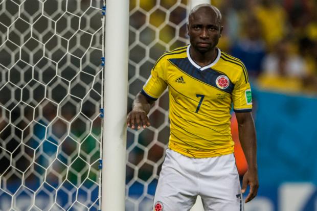 Armero foi titular da seleção colombiana que caiu para o Brasil nas quartas de final da Copa do Mundo
