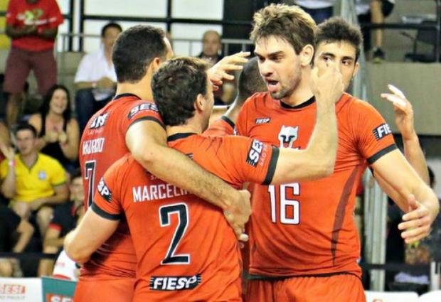 Para Marcelinho, parceria de sucesso com Lucão permite ao Sesi-SP sonhar com bicampeonato da Superliga