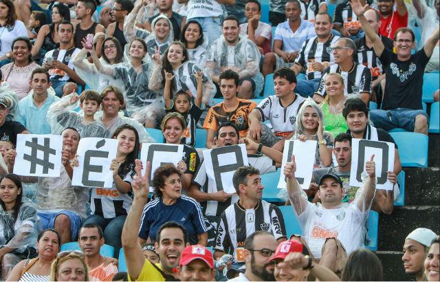 Torcida atleticana em Ipatinga empurrou o Galo na vitória por 3 a o sobre o Tombense pelo Mineiro