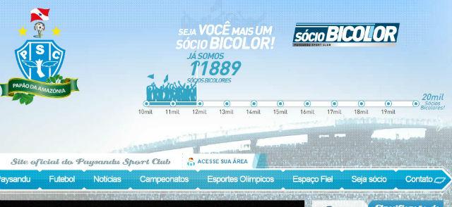 Na tarde desta quarta-feira, placar do site oficial marcava 11.889 adesões ao programa de sócios