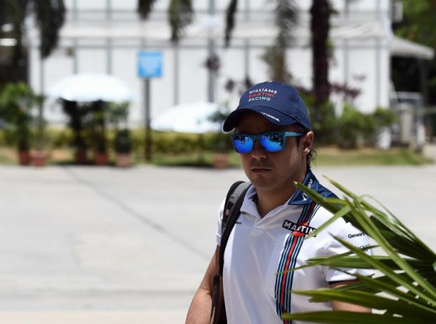 Felipe Massa andou à frente de Bottas toda a prova, mas foi ultrapassado na penúltima volta