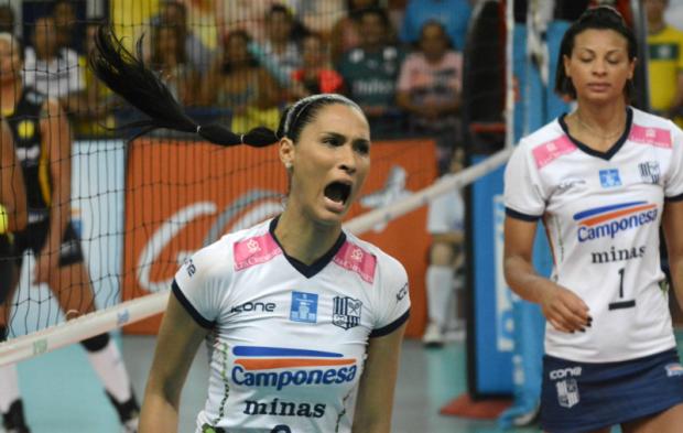 Camponesa/Minas, de Jaque, recebe o Rexona na semifinal da Superliga feminina
