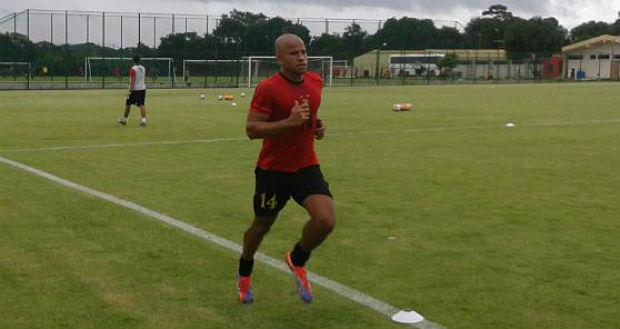 O volante Anderson Pedra chegou ao Sport em maio de 2013 e atuou em 32 partidas