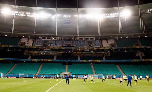 Arena Fonte Nova foi palco da Copa do Mundo de 2014 e recebeu grandes seleções