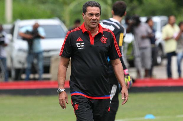 O técnico Vanderlei Luxemburgo está, até o momento, suspenso dos dois próximos jogos do Flamengo (Foto: Gilvan de Souza)