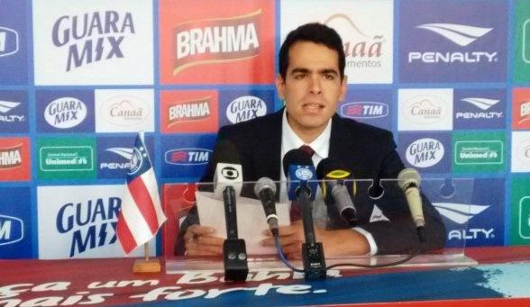 Marcelo Sant'Anna declarou na segunda-feira que o contrato com a Fonte Nova não seria renovado