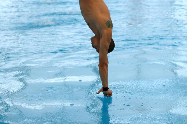 O brasileiro César Castro está na final do trampolim de três metros, em León, no México (Foto:Satiro Sodré / SSPress / CBDA)