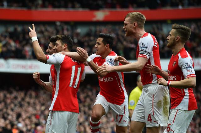 Gunners chegaram ao sétimo triunfo seguido no Campeonato Inglês (Foto: Ben Stansall)