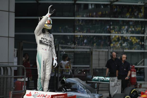 Lewis Hamilton andou à frente dos rivais em todo o fim de semana do GP da China