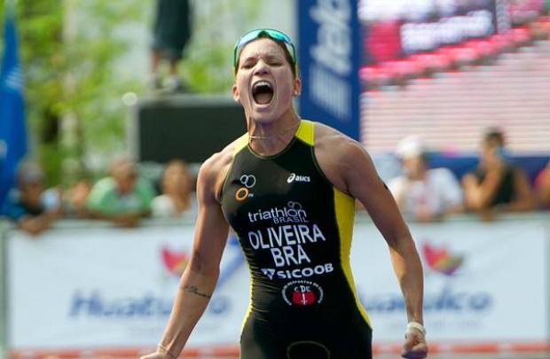 Pâmela Oliveira foi a brasileira com melhor tempo na etapa australiana do Mundial de Triatlo