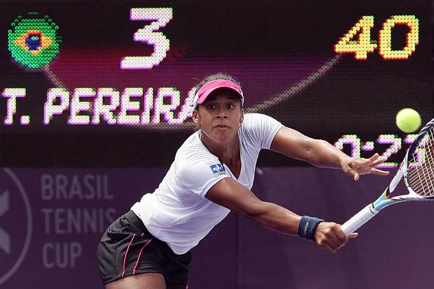 A pernambucana Teliana Pereira foi à final em Medellín após vitória sobre colombiana (Foto: Site oficial/ Teliana Pereira)
