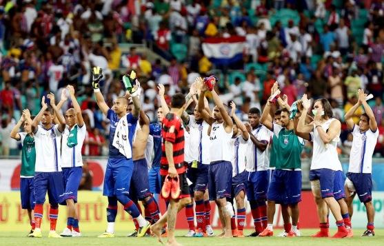 Torcida lotou a Arena Fonte Nova e o Bahia chegou à decisão da Copa do Nordeste