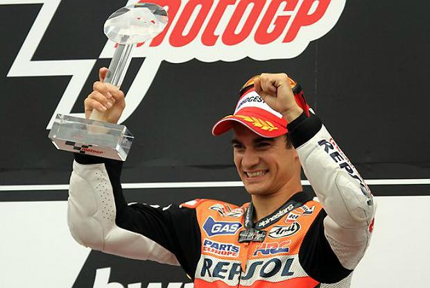 O piloto espanhol de MotoGP tratou como