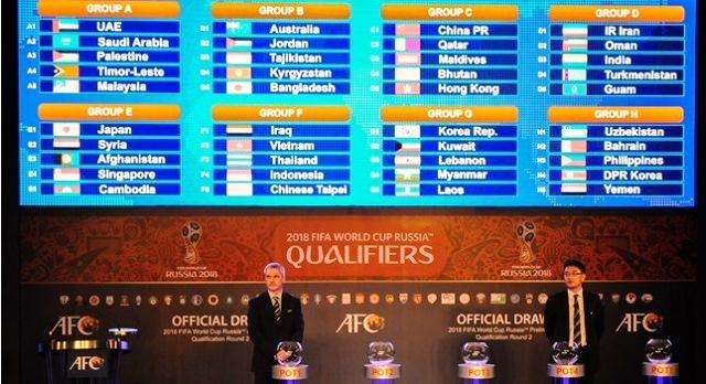 Fifa sorteou a segunda fase dos jogos das eliminatórias para a Copa do Mundo