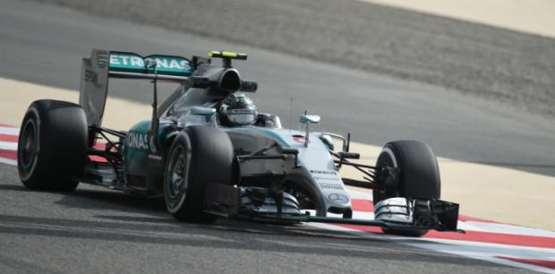 Nico Rosberg andou a 1min34s647 no segundo treino livre para o GP do Bahrein de F1
