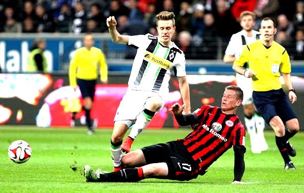 Eintracht Frankfurt e Borussia Monchengladbach empataram em 0 a 0 nesta sexta-feira