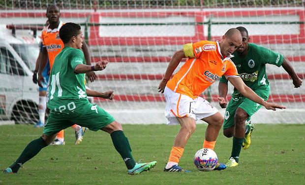 Nova Iguaçu foi derrotado por 3 a 0 na ida pelo Boavista (Foto: Bernardo Gleizer/NIFC)