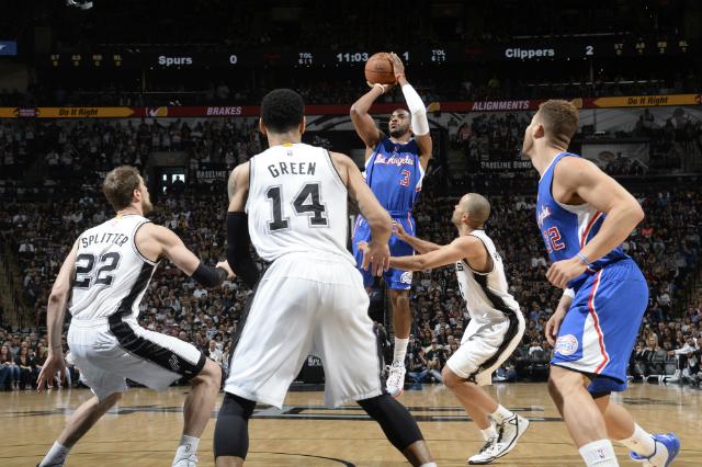 Chris Paul, do Los Angeles Clippers, foi o grande nome na vitória sobre os Spurs (Foto: D.Clarke Evans)