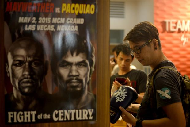 O encontro entre Floyd Mayweather Jr. e Manny Pacquiao é tradado como