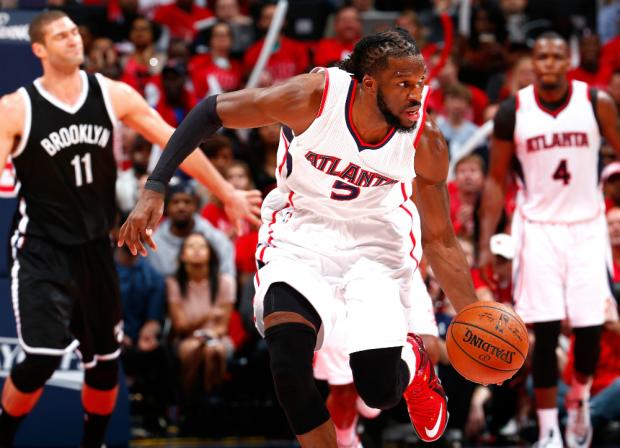 DeMarre Carroll, do Atlanta Hawks, foi o cestinha do duelo desta quarta-feira contra o Brooklyn Nets (Foto: Kevin C. Cox)