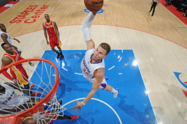 Blake Griffin anotou 22 pontos e 14 rebotes na vitória dos Clippers sobre os Rockets