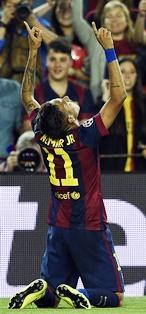 Neymar fez gol no primeiro jogo