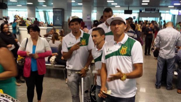O Sampaio Corrêa conseguiu embarcar nesta segunda-feira para São Paulo, onde irá enfrentar o Palmeiras pela Copa do Brasil