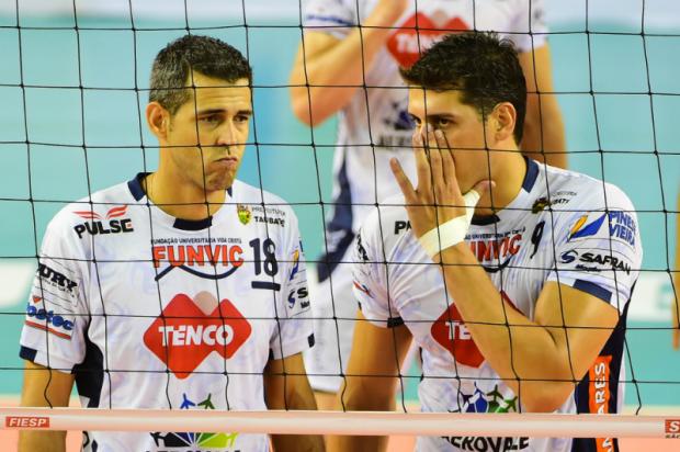 Dante (à esquerda) tem três medalhas olímpicas com a Seleção Brasileira de vôlei
