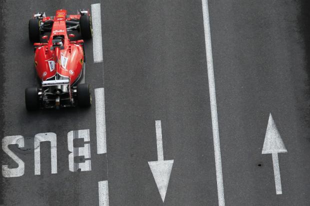 Sebastian Vettel ficou com a terceira colocação da quinta-feira de treinos em Monte Carlo