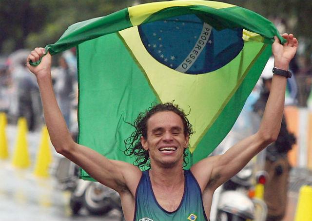 Franck Caldeira levou o ouro na maratona nos Jogos Pan-Americanos do Rio, em 2007