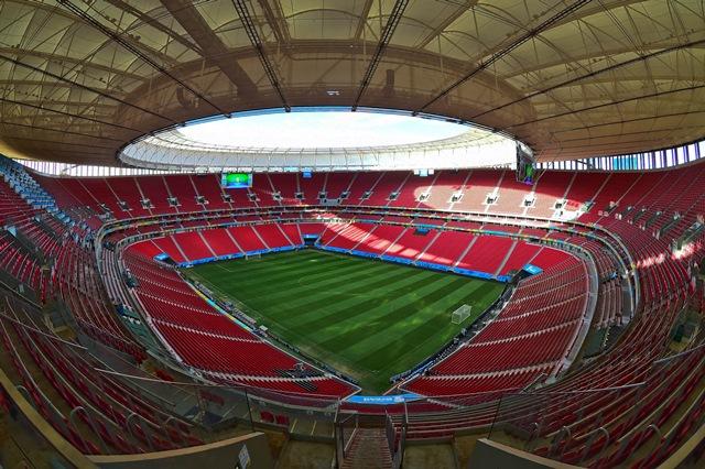 Estádio Mané Garrinchafoi palco do empate por 0 a 0 entre Atlético-GO e Botafogo