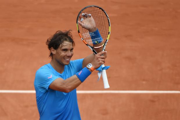 Rafael Nadal passou pelo tenista local Quentin Halys na estreia de Roland Garros