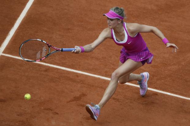 Eugenie Bouchard, sexta colocada do ranking mundial, perdeu ainda na estreia