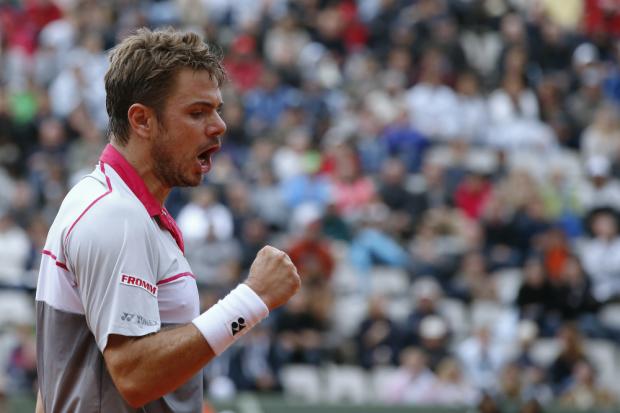 O suíço Stanislas Wawrinka derrotou o francês Gilles Simon e aguarda Roger Feder ou Gael Monfils nas quartas (Foto:PATRICK KOVARIK)