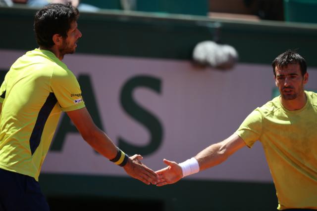 Marcelo Melo e Ivan Dodig reeditarão, em Paris, a final de Wimbledon 2013 contra os irmãos Bryan (Foto: Ron Angle)