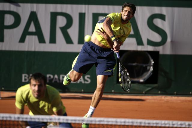 Cabeça de chave 3, Melo/Dodig derrubou os favoritos irmãos Bryan na final em Roland Garros (Foto: Kenzo Tribouillard)