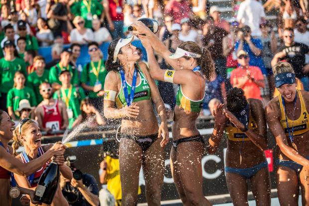 Talita e Larissa conquistaram o Major de Porec uma semana depois do Grand Slam de Moscou