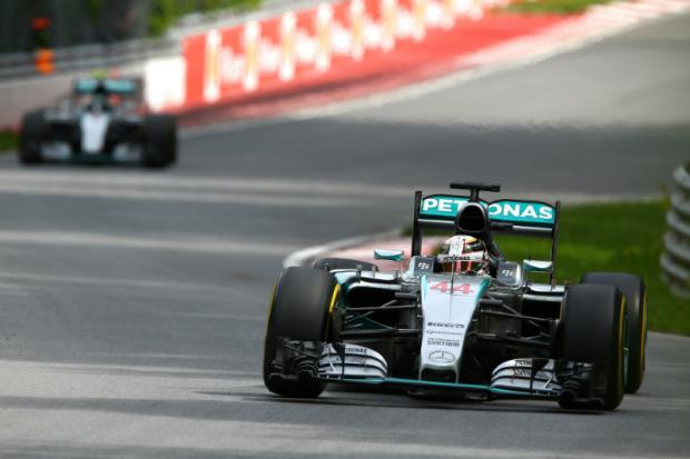 Lewis Hamilton concluiu o GP do Canadá à frente de Nico Rosberg e