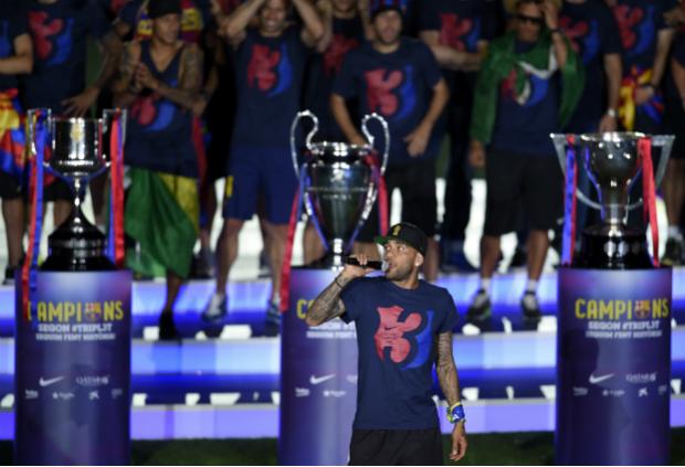 Antes do anúncio da renovação, o discurso de Daniel Alves foi interpretado como uma despedida