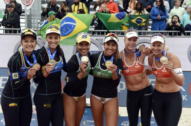 O pódio foi dominado pelas brasileiras no Major Series de Stavanger, na Noruega