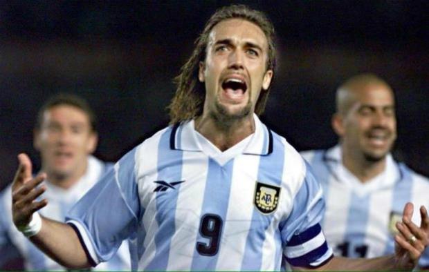 Goleador histórico da seleção argentina, Batistuta atualmente sofre com dores nos joelhos (Foto: Daniel García)