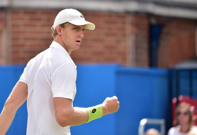 O sul-africano Kevin ANderson pôs fim á série de oito vitórias seguidas de Stanislas Wawrinka (Foto: Leon Neal)