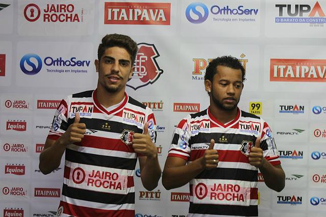 Luisinho e Lelê são os novos reforços do Santa Cruz para dar velocidade ao ataque coral
