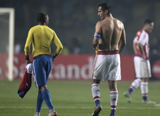 O atacante marcou o único gol do Brasil no empate em 1 a 1 durante o tempo normal